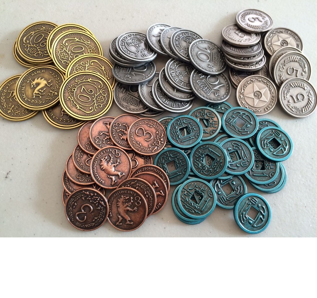 Scythe - Metal Coins