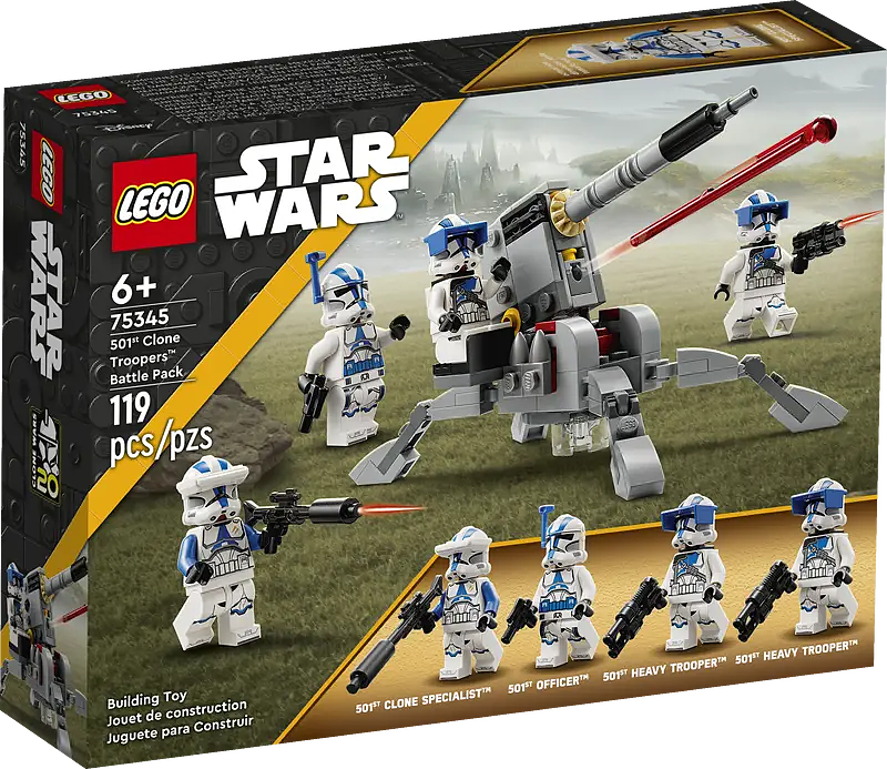 LEGO Star Wars 501st Clone Troopers™ Battle Pack 75345 لگو استاروارز کلون تروپر نبرد