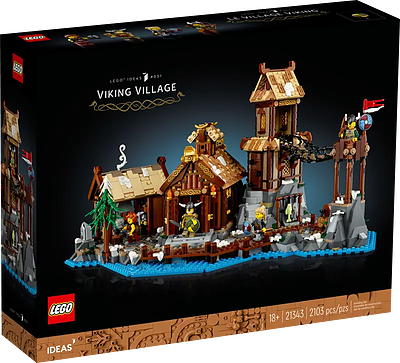 LEGO Ideas Viking Village 21343  لگو جزیره دهکده وایکینگ ها