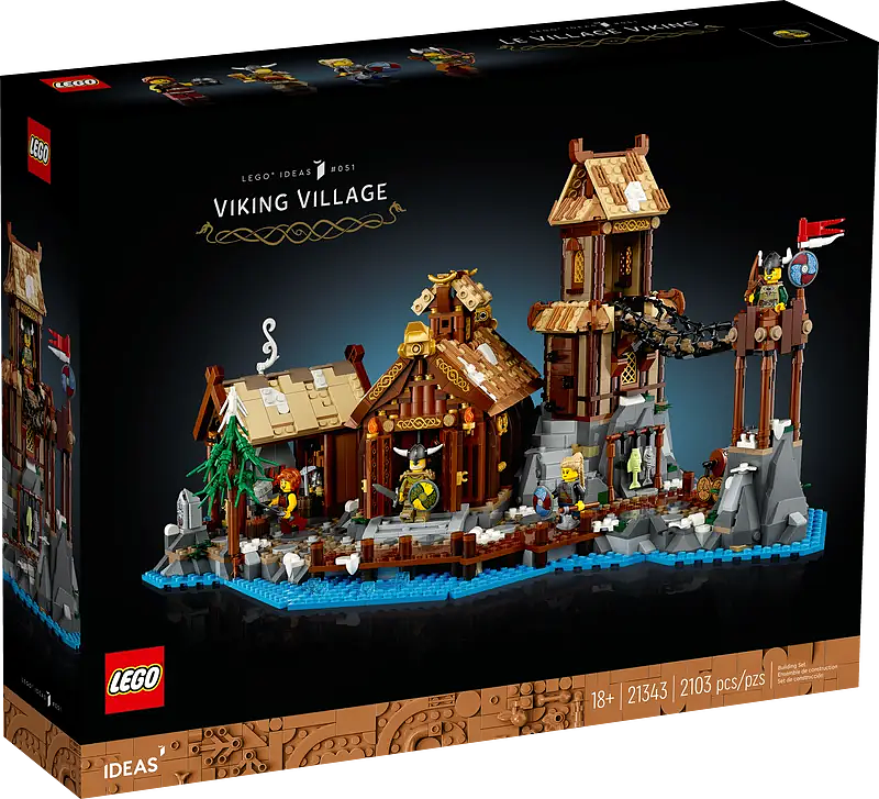 LEGO Ideas Viking Village 21343  لگو جزیره دهکده وایکینگ ها