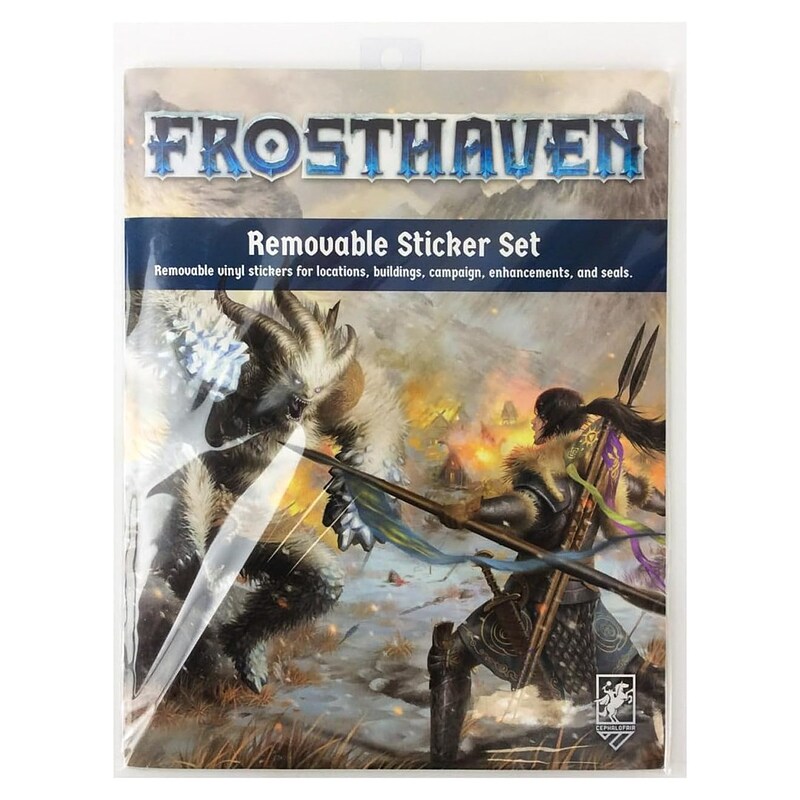 Frosthaven removable stickers