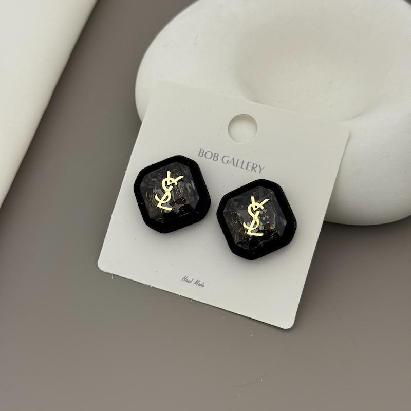 گوشواره ایو سن لورن مشکی