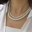 گردنبند مروارید دو لاین