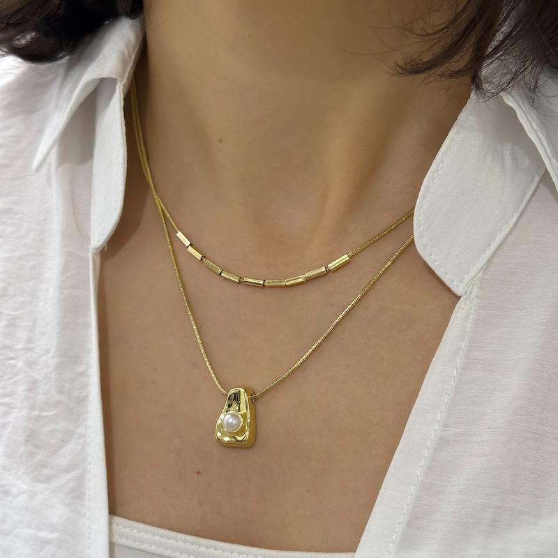 گردنبند دو لاین