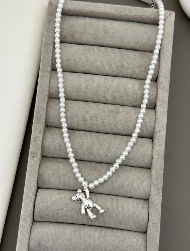 گردنبند مرواریدی تدی