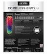 ماشین اصلاح سر و صورت انوی لی اندیس andis Cordless Envy Li Prism Collection
