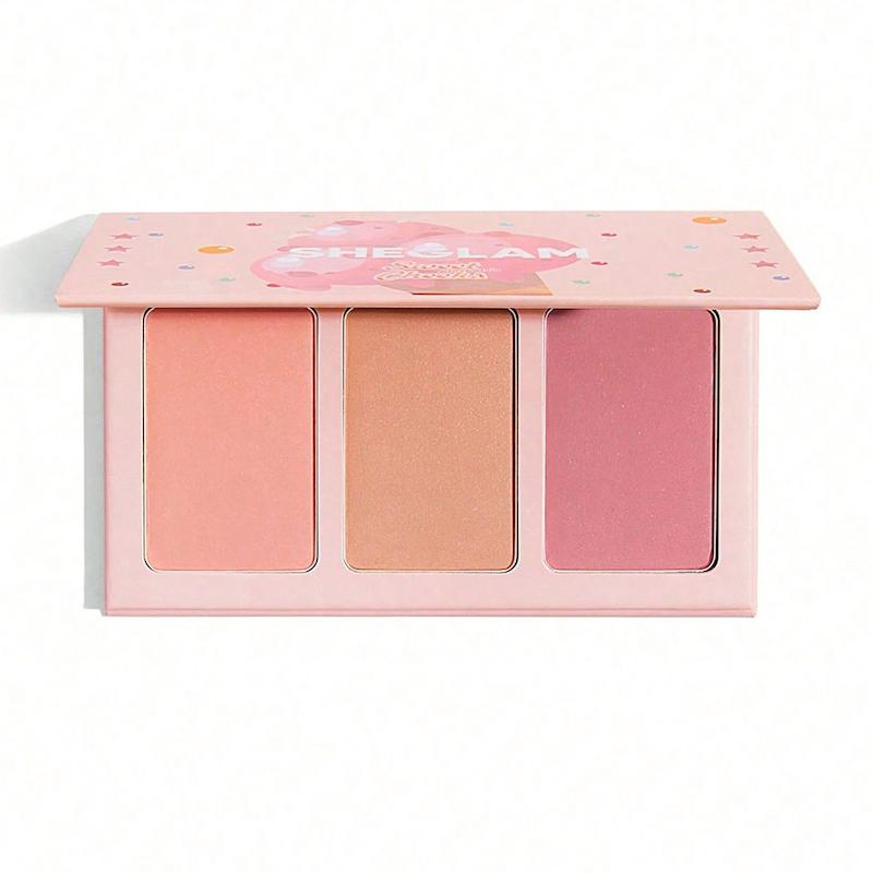 پالت رژگونه سه‌تایی Sweet Cheeks مدل Enamored – بافت مخملی و رنگ‌های جذاب