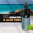 اسپری نمک دریایی مو نیش من مدل 01 Keratin & Aloe Vera | حجم‌دهنده و تقویت‌کننده