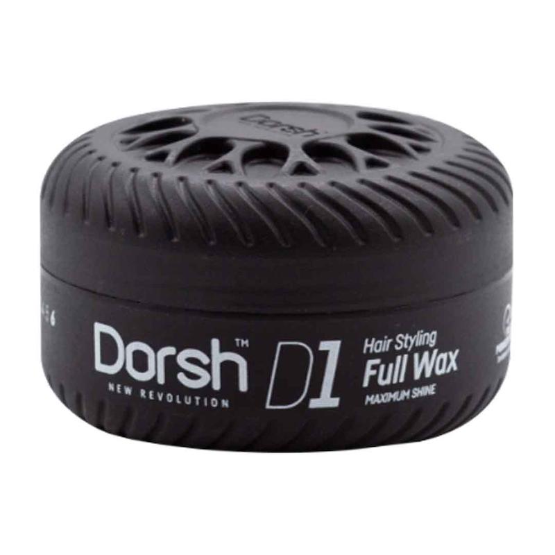 واکس مو دورش D1 مدل Full Wax با درپوش چرخشی مشکی، حجم ۱۵۰ میل