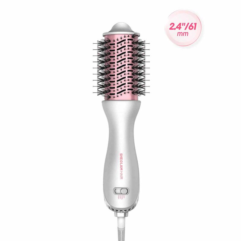 سری بیضی ۲.۴ اینچی و دندانه‌های ضدگره سشوار برسی شگلم مدل Blowout Brush Pro