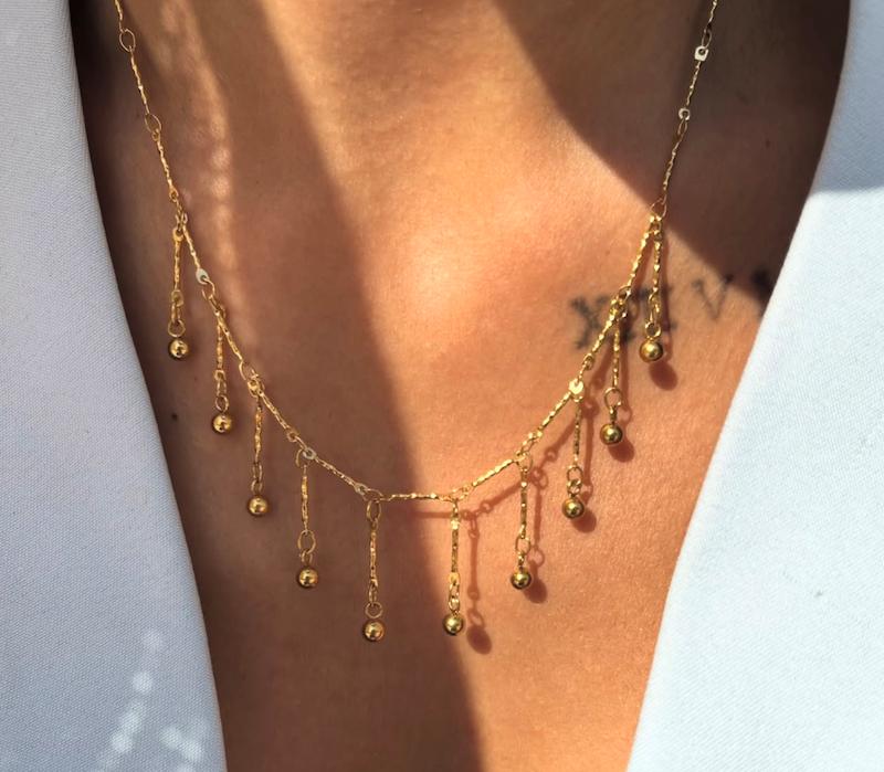 گردنبند شیک اویزدار