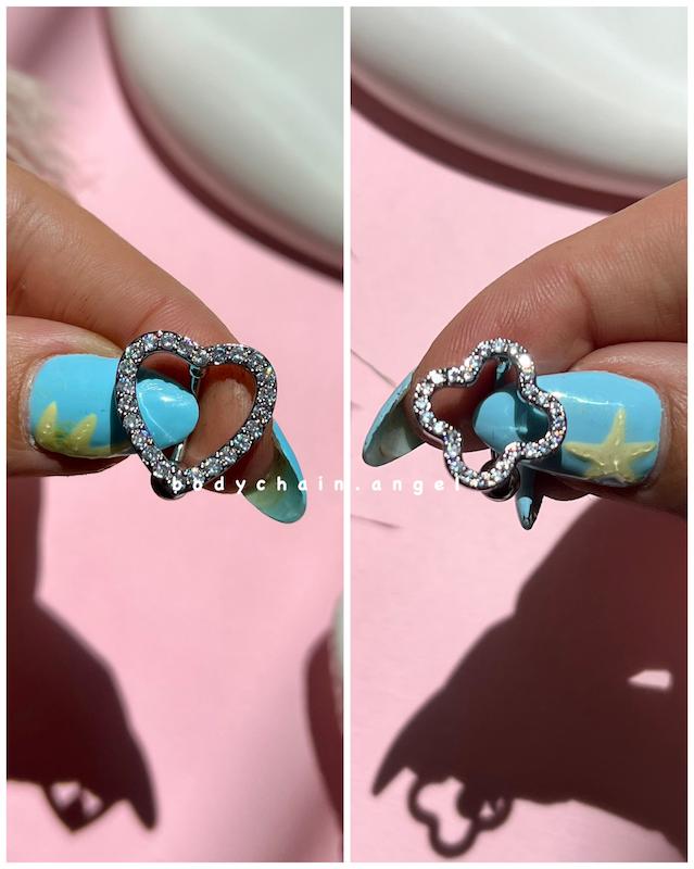 پیرسینگ واقعی‌ناف قلب و ونکلیف