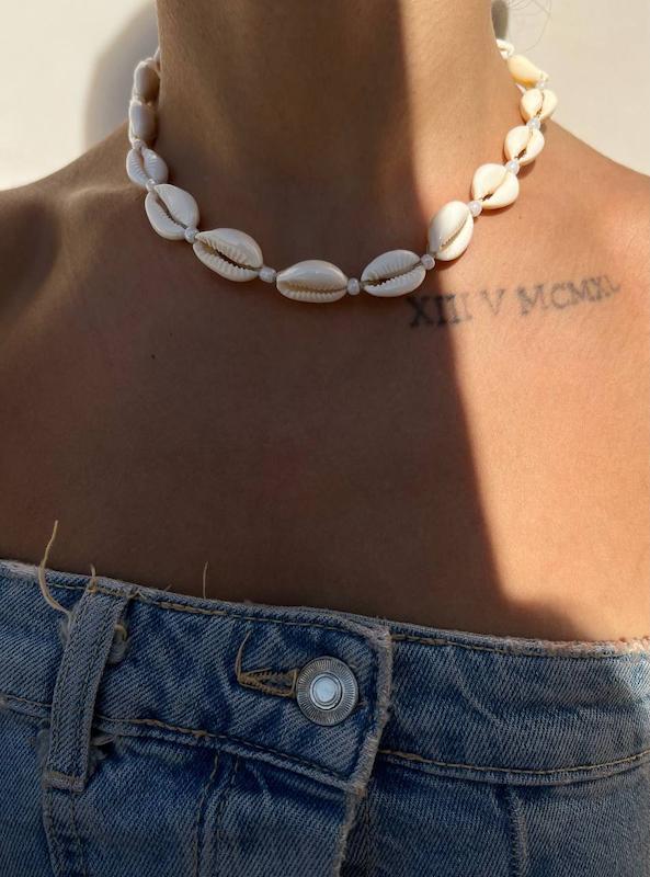 گردنبندصدفی مهره