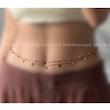 زنجیر شکم دولاین گویی و سکه / زنجیر بدن