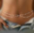 زنجیر شکم دولاین گوی / زنجیر کمر استیل توپی