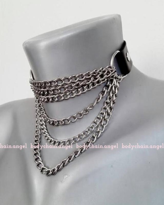 چوکر زنجیری گردن فانتری