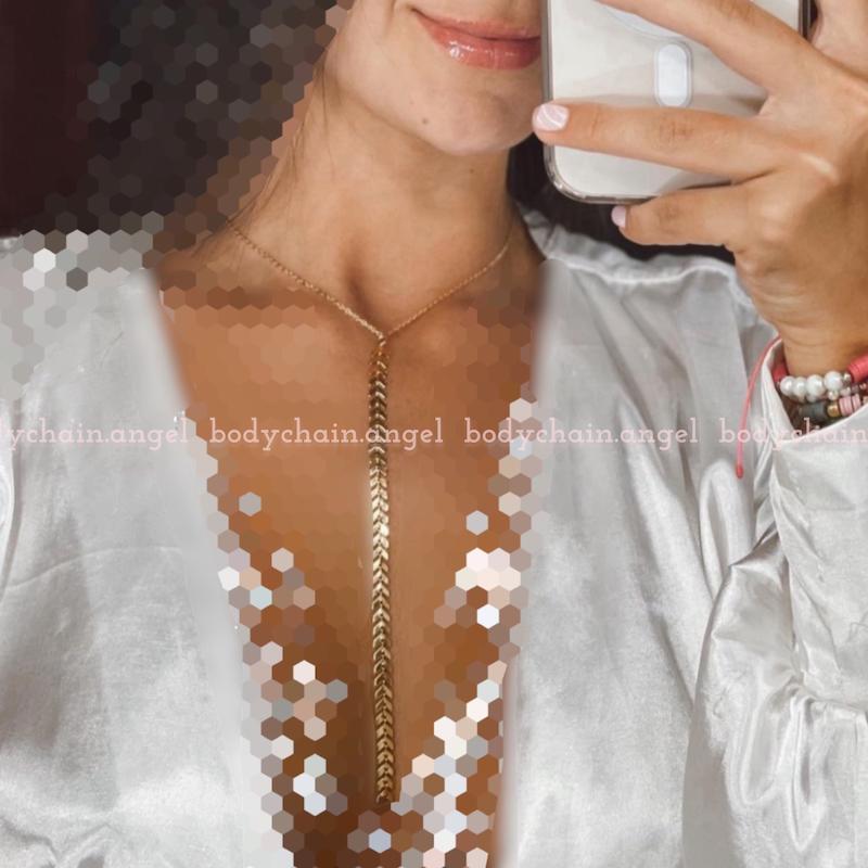 آویز سینه یونانی / زنجیر بدن