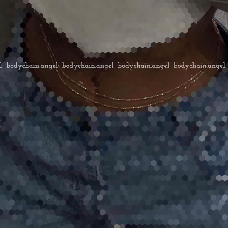 زنجیر شکم دو لاین ظریف گویی ریز / زنجیر بدن