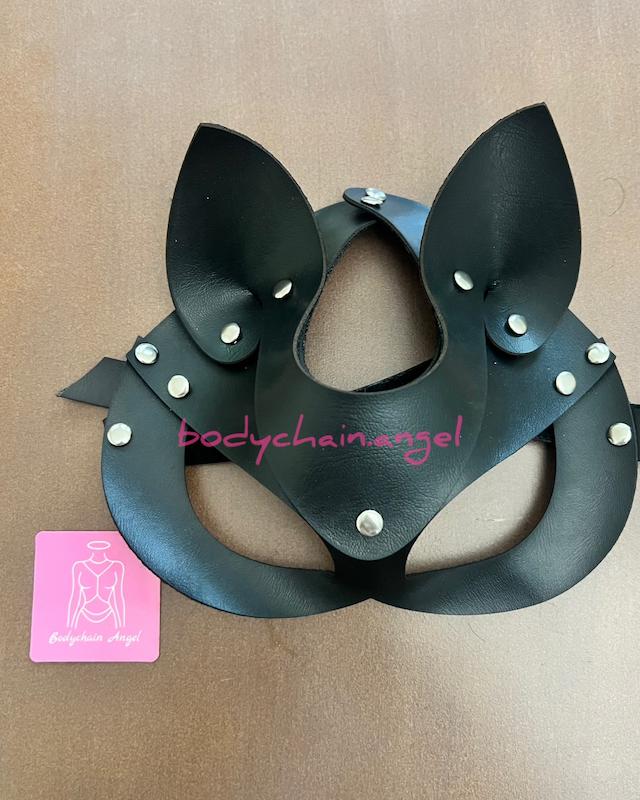 نقاب گربه ای چرم😼