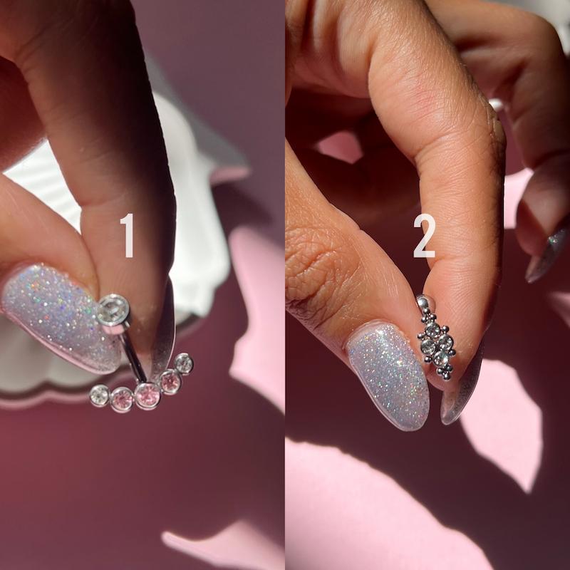 پیرسینگ واقعی ناف فانتزی