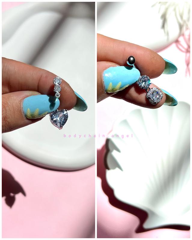 پیرسینگ واقعی ناف