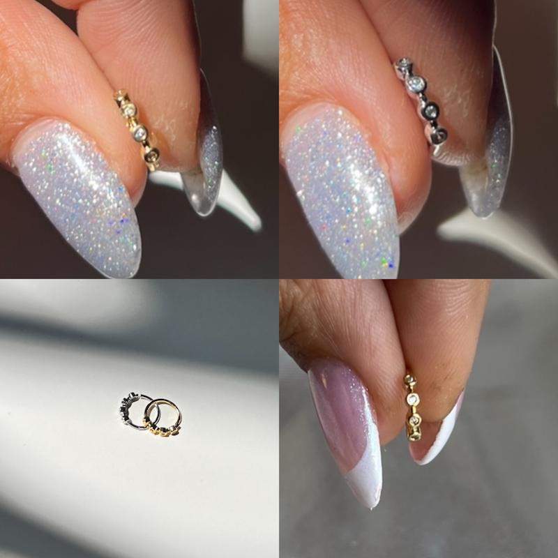 پیرسینگ فیک بینی  گرد