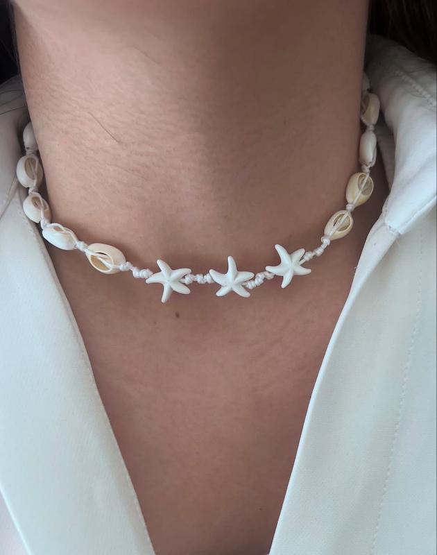 گردنبندصدفی۳ ستاره