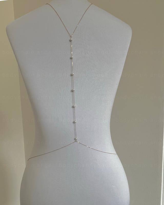 زنجیربدن /زنجیرپشت کمرمرواریدی