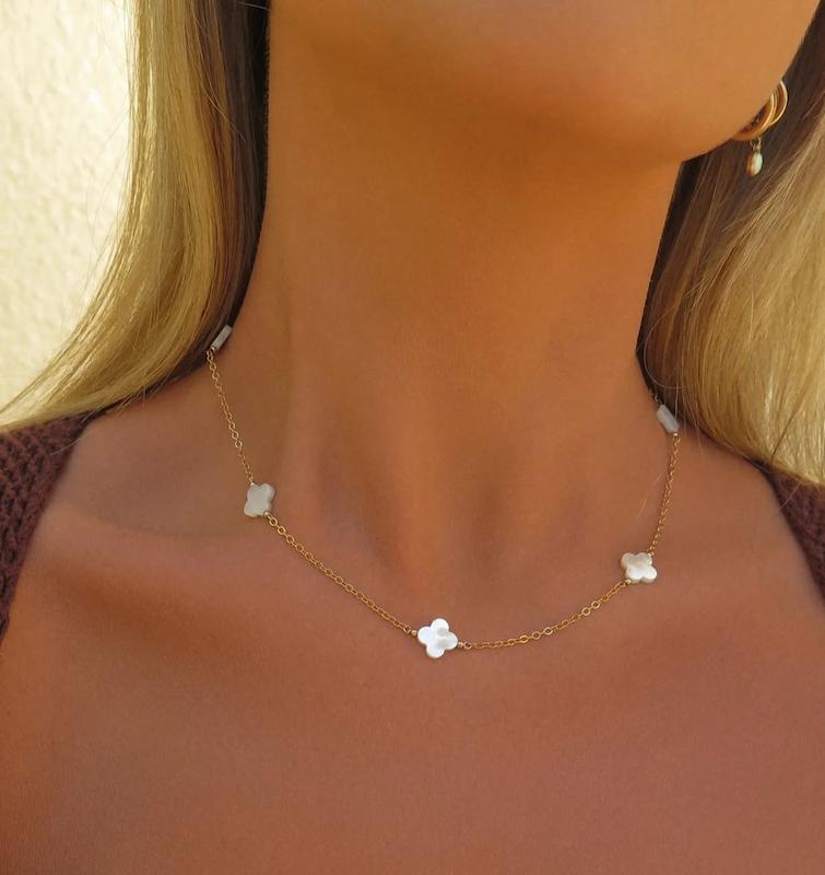 گردنبند ونکلیف صدفی