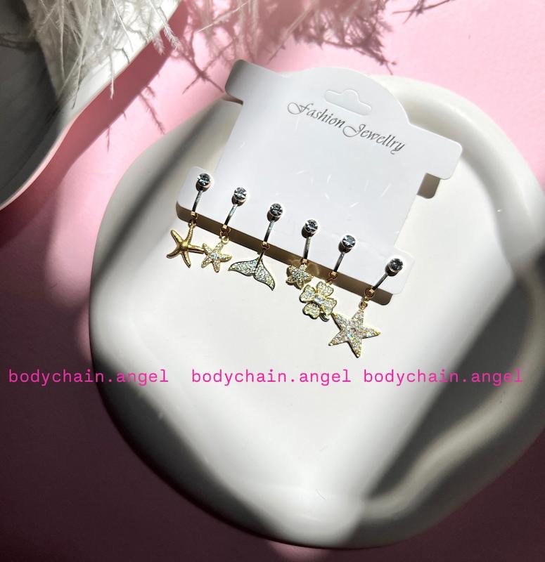 پیرسینگ فیک ناف فانتزی