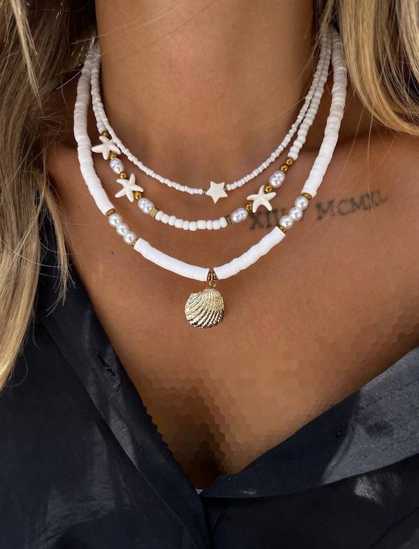 گردنبند سفید