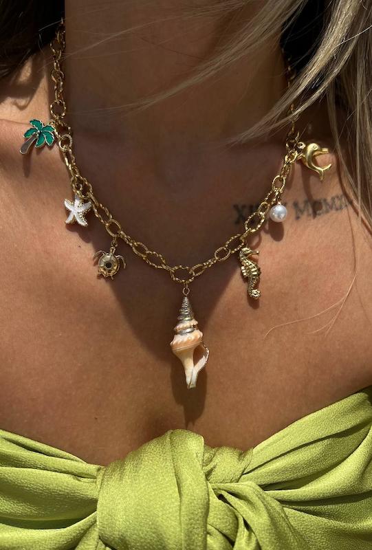 گردنبند صدفی خاص دریایی