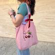 توت بگ (ساک پارچه ای) چهار خونه cherry