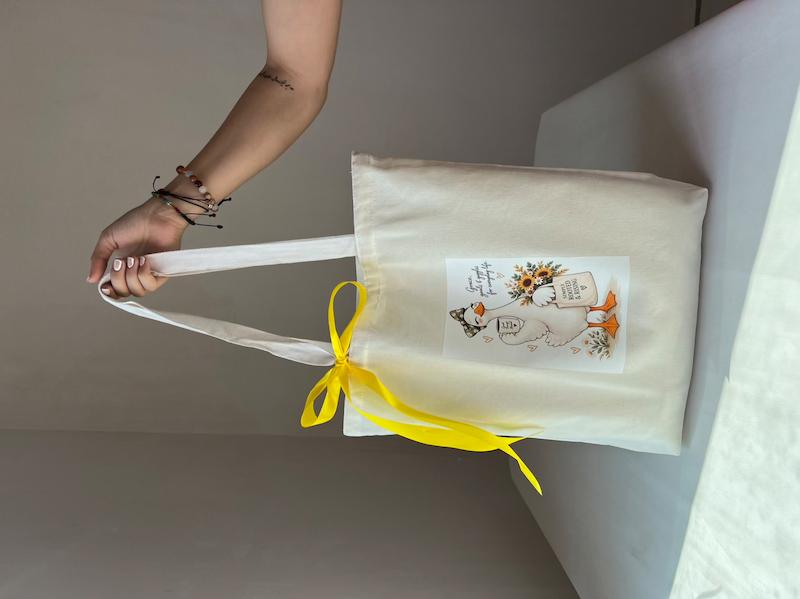 تت بگ (ساک پارچه ای) غاز خوشحال