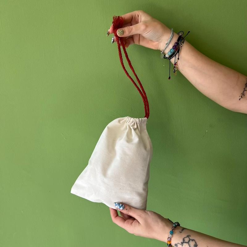 پک ۴عددی کیسه جمع شو ۱۵در۲۰ بند قرمز