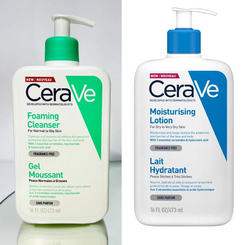 شوینده فومی و مرطوب کننده سراوی