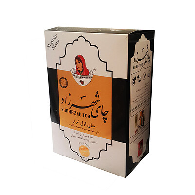 چای 400گرم عطری شهرزاد بسته 1عددی