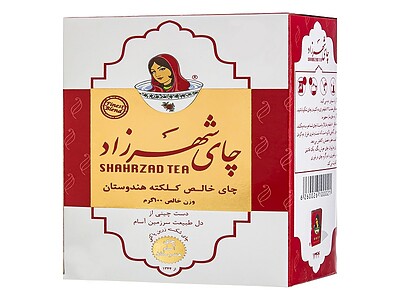 چای 100گرم شهرزاد پک 5عددی 