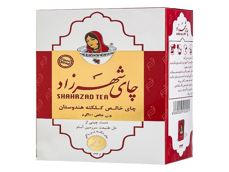 چای 100گرم شهرزاد پک 5عددی 