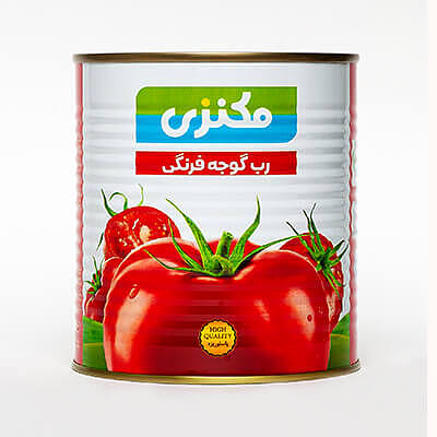 کنسرو رب گوجه فرنگی 800گرمی مکنزی ۱۲عددی