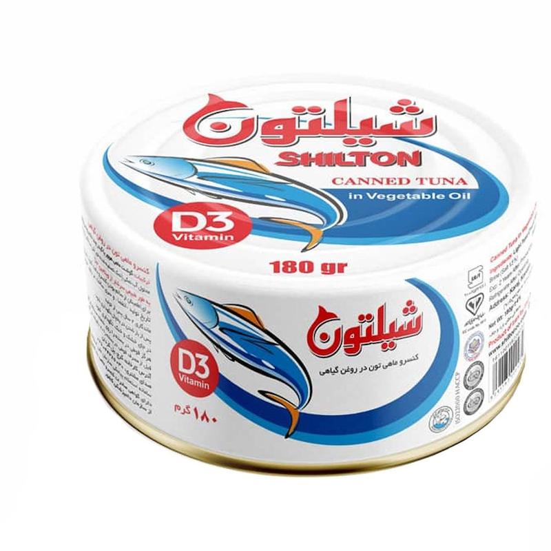 تن ماهی شیلتون 180 گرم - ساده