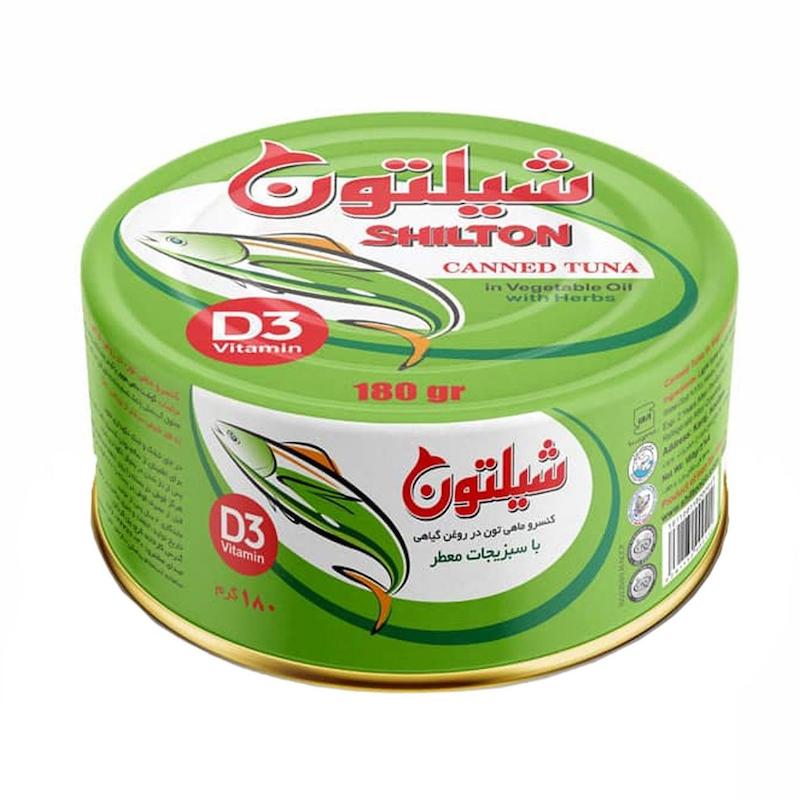 تن ماهی شیلتون سبزیجات - 180گرم