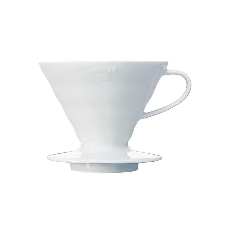 Hario دریپر سرامیکی سفید V60 سایز 02