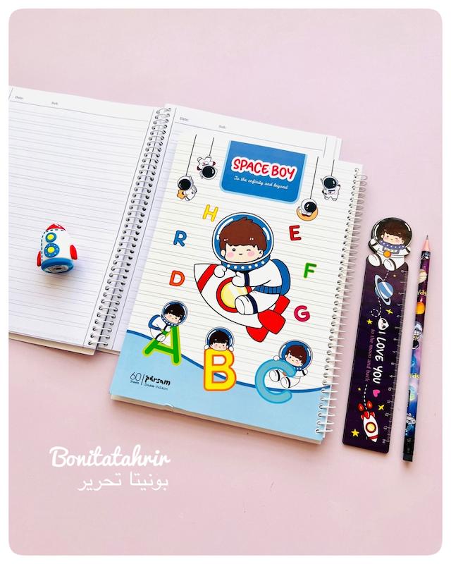 دفتر زبان ۲ خط فضانورد