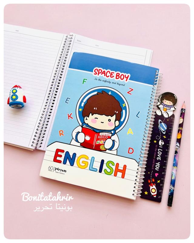 دفتر ۳ خط زبان فضانورد