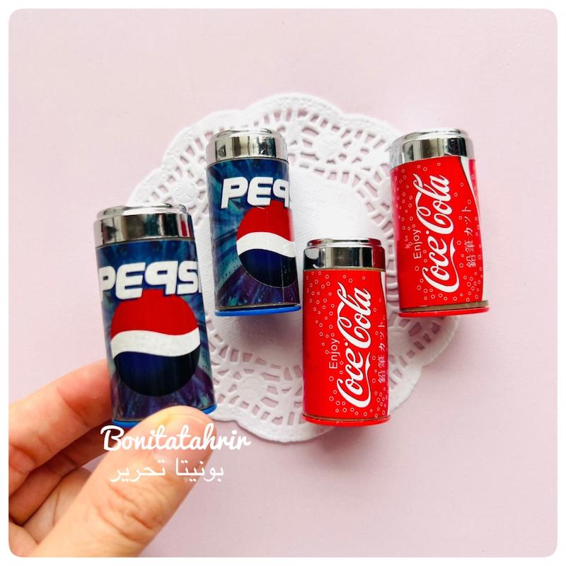 پاکن تراش مخزن دار طرح نوشابه پپسی و کولا
