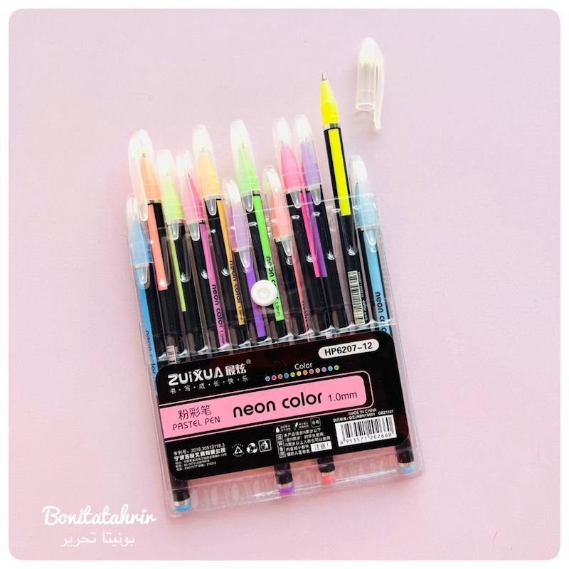 خودکار پاستلی شبرنگ ۱۲ رنگ ژویکسوا