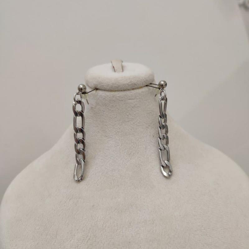 گوشواره میخی نقره ای زنانه  مدل کارتیر فیگارو