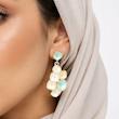 گوشواره میناکاری مدل آویز