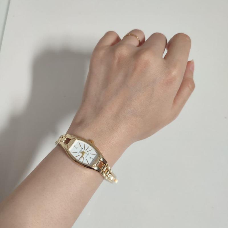ساعت بند زنجیری صفحه بیضی سوسو